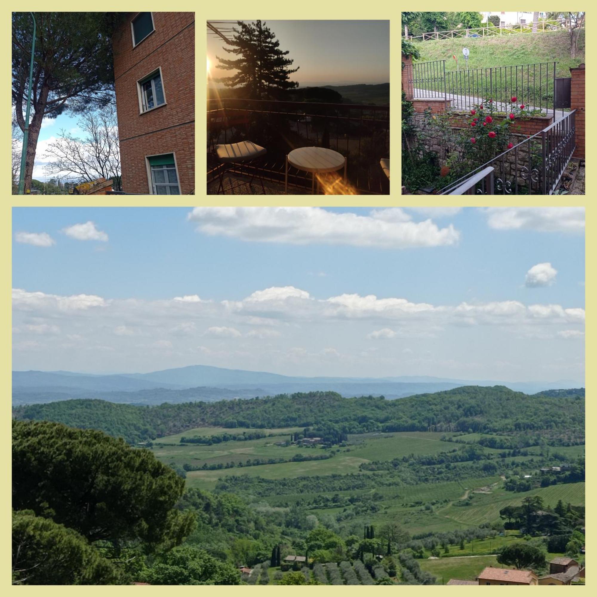 Splendido Ampio Appartamento A Montepulciano Stazione Exteriör bild